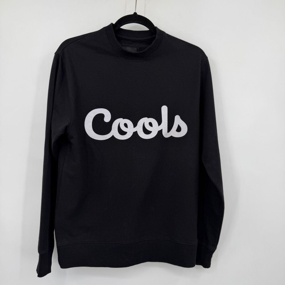 Barney Cools “Cools” Black Logo Crewneck Sweatshirt XS